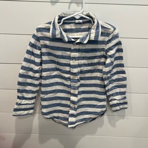 Gap kids striped button down. Size 4T.